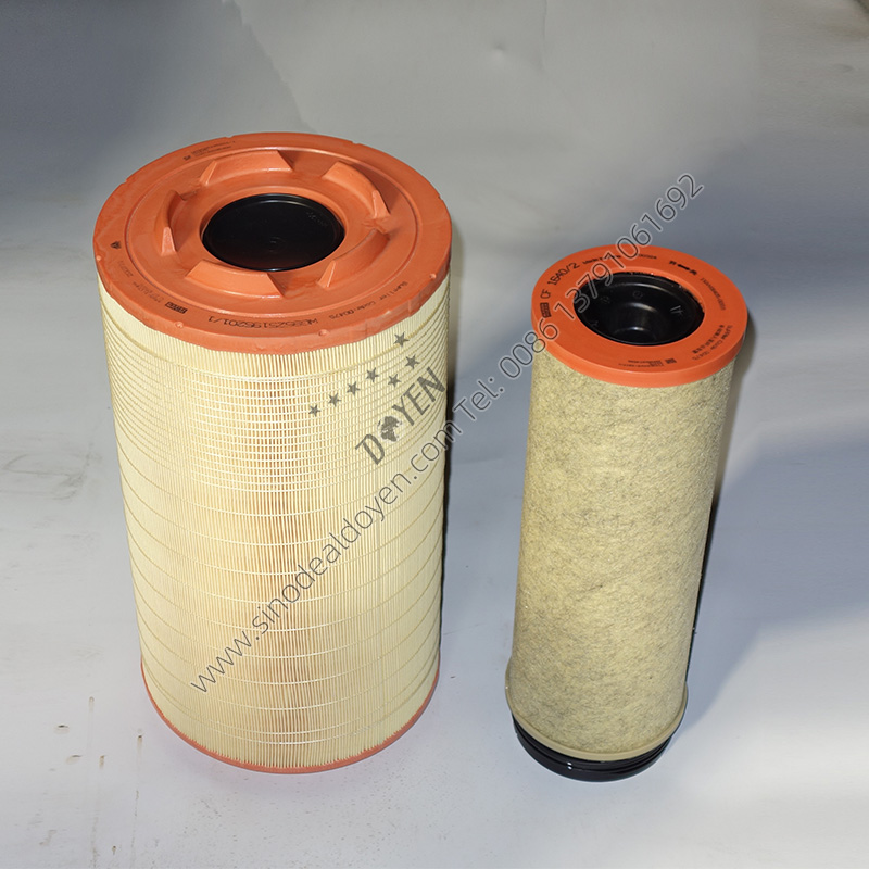 SITRAK C7H, C5G air filter WG9525195201+ 710W08405-0017/1 MANN OEM filter